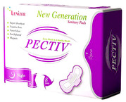 Натуральні жіночі гігієнічні прокладки PECTIV з наносріблом