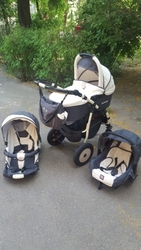 Продам б/у детскую коляску SONIK VERDI 3в1 