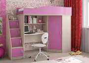 Недорого кровать со столом Школьник