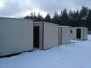 Бытовки, посты охраны, прорабские