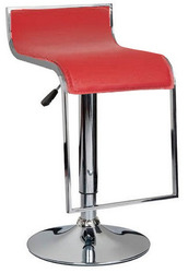 барный стул Ж8 огус бежевый красный пластик