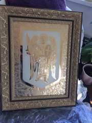 Икона фреска в позолоте (солидный подарок)