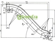 Горка пластиковая высотой 1200 см доставка по Украине