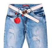 Джинсы рваные