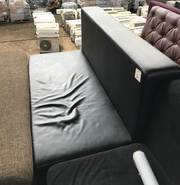 Продам бу чёрный диван в хорошем состоянии