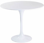 Обеденный круглый стол Тюльпан белый цвет 80см Бесплатная доставка