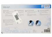 M18-470722, Набор ручек - 2 шт., синий-разноцветный