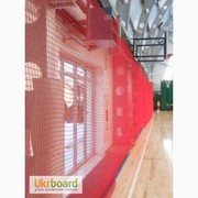 Сетка защитная на окна в спортзал,  белая сетка и цветная сетка