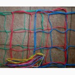 Сетка заградительная капроновая ячейка 100х100 цветная для спортзала