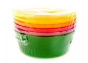 M17-270197, Набор пластиковых тарелок 6шт, универсальное, разноцветный