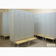 Шкафчики и скамейки для раздевалок,  оборудование для раздевалок