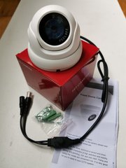 Новая купольная 2 Mp видеокамера / f=2.8 mm / AHD TVI CVI аналог