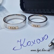 Обручки на замовлення 