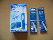 Срочно продам зубную щетку Braun Oral-B и насадки к ней