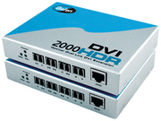 Удлинитель линий DVI (поддержка разрешений до 3840 x 2400) по оптоволо
