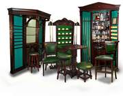Бильярд. Бильярдная мебель, барная стойка, стулья, столики, киевницы
