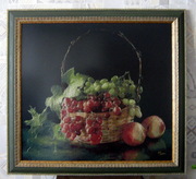 Картина «Изобилие » ручная работа,  вышивка