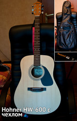 Продам гитары Hohner HW-600 и HC-06,  с чехлами,  тюнером,  самоучителем