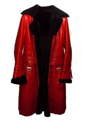 Продам Эффектную Красную Дубленку в Киеве