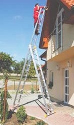 Лестница универсальная FORTE из трех частей 3х10