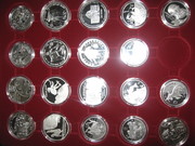 Коллекция юбилейных монет Украины серебро