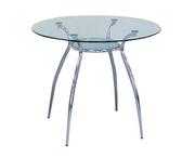 Кухонный стол ( круглый, стеклянный)